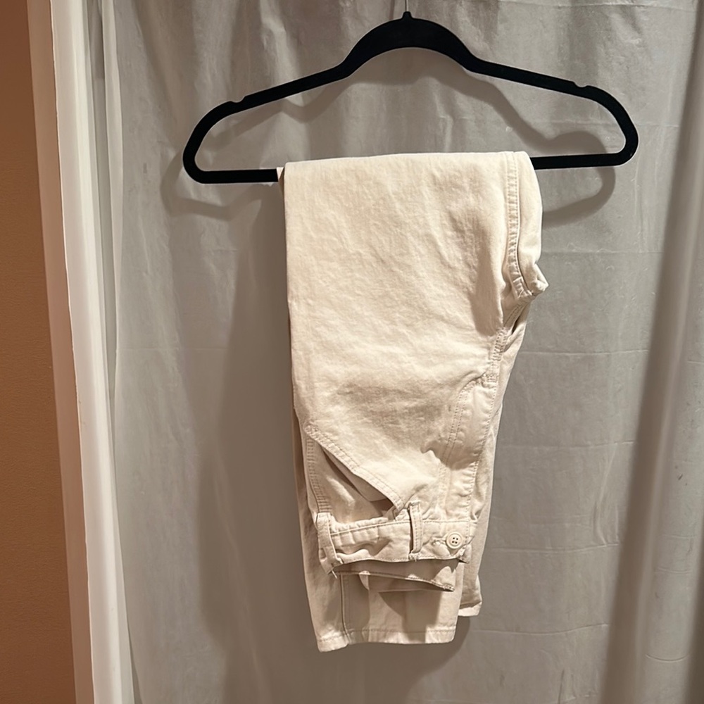 J Galt Women’s Cream Carpenter Pants